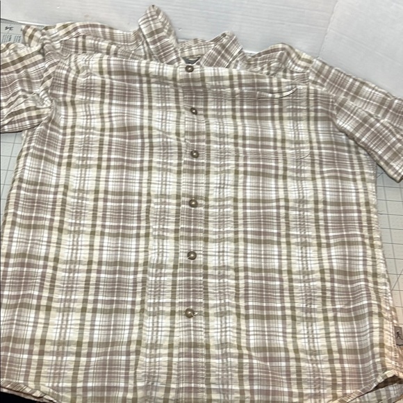 Royal Robbins Brown and White Casual Button Down Shirt - Picture 7 of 10